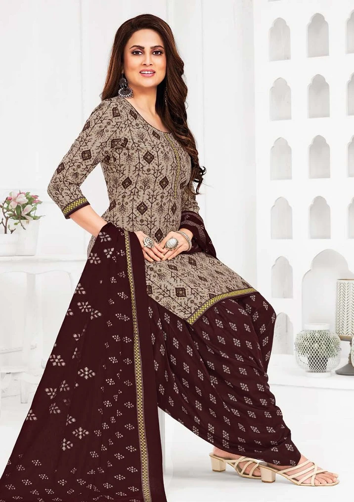 Ganpati Gouri Vol 8 Pure Cotton Wholesale Salwar Suit Catalog — Wholesale Salwar Suits, Ganpati wholesale from Surat - Gallery Image 7